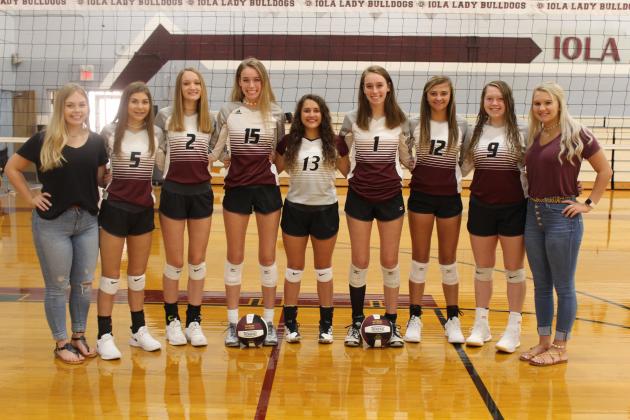 Examiner photo by Matthew Ybarra The Iola Lady Bulldogs advance to the 1A Regional Semifinal round of the playoffs with a 3-0 win over Cayuga (25-12, 25-10, 25-13) Monday, Nov. 11, in Longview. The Lady Bulldogs will face the winner of Beckville versus Hawkins Friday, Nov. 15, at 2 p.m. at Lobo Coliseum in Longview. Article Image Alt Text