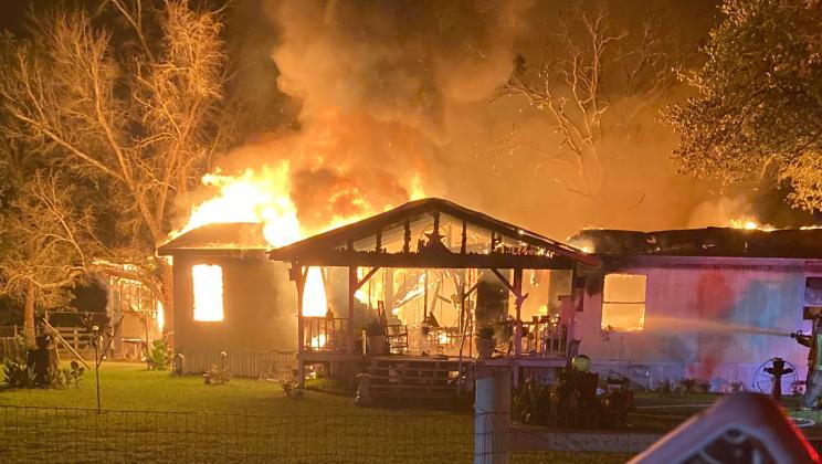 An Iola family lost their home and their family pet during an early morning fire, Tuesday, June 22. Courtesy photo Article Image Alt Text