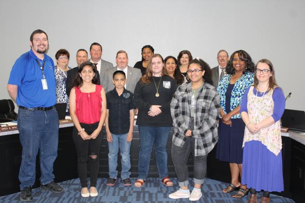 Examiner photo by Matthew Ybarra Navasota Junior High Houston Livestock Show and Rodeo art winners Article Image Alt Text