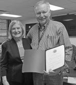 Brazos County Judge, Duane Peters, swore in Mary Parish, Nov. 18, to the Texas Silver-Haired Legislature, Brazos Valley SLD-13. She has 38-years in the medical industry specializing in Family Medicine and Obstetrics &amp; Gynecology. The mission of the Te